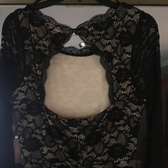 Lace Prom Dress - Picture 3 of 5